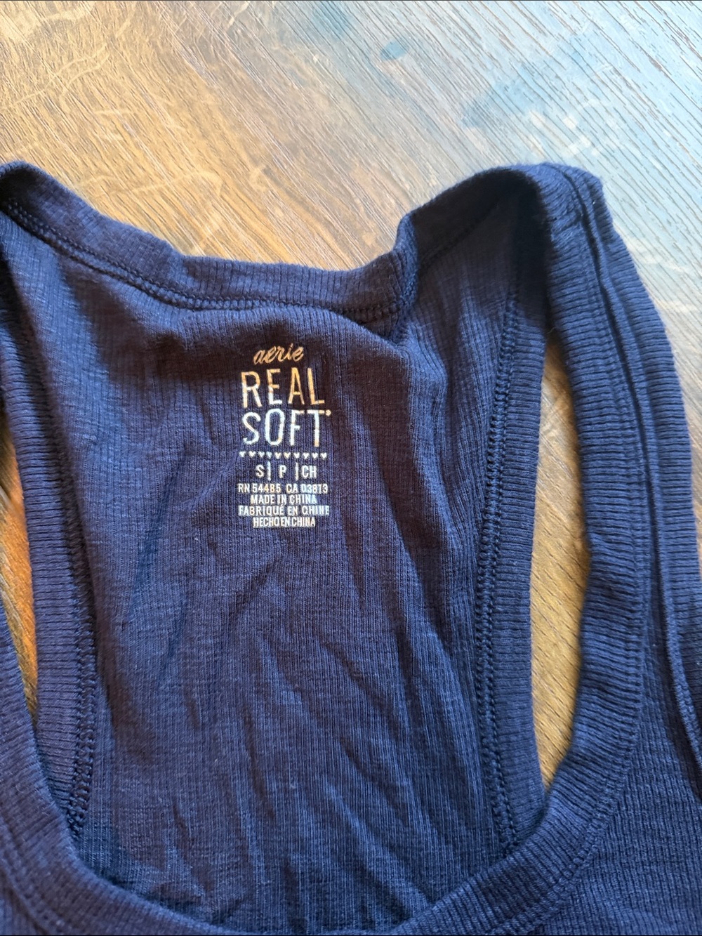 aerie Real Soft Navy Women's Sweater Tank